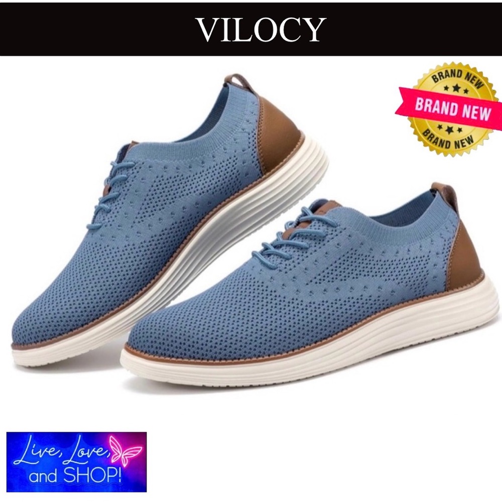 VILOCY Oxford Casual Mesh Dress Sneakers, NWOT
